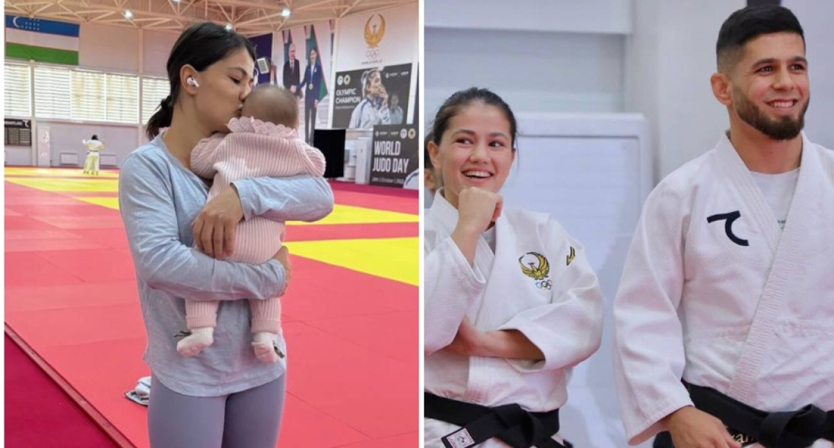 Диора Келдиёрова балалы болғаннан кейінгі алғашқы жаттығуын бастады