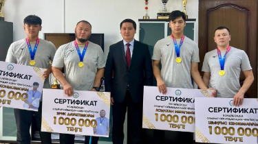 Артаев желідегі сыннан кейін спортшыларға сыйақыны 1 млн теңгеден беретін болды