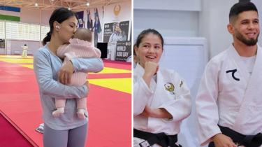 Диора Келдиёрова балалы болғаннан кейінгі алғашқы жаттығуын бастады