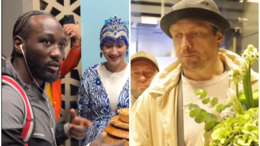 Теренс Кроуфорд пен Александр Усик Өзбекстанға келді