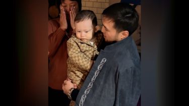 Елдос Сметов Елдос-Смет есімін иеленген балақаймен кездесті