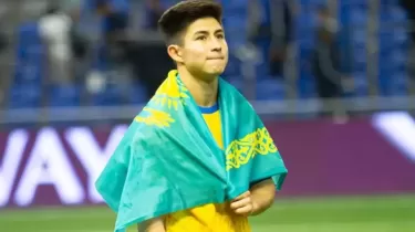 Дастан Сәтпаев ұлттық құрамадағы алғашқы голын соқты