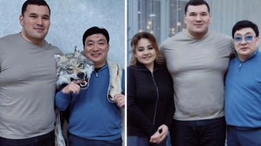 Ерасыл Қажыбаев 50-ге толған Тоқтар Серіковке қасқыр терісін сыйлады