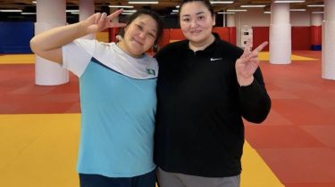 Дзюдошы Кәмила Берліқаш декреттік демалыстан кейін жаттығуды бастады