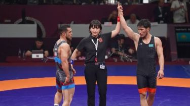 «Елге алтынмен барамын»: Азия чемпионатының финалына шыққан Алматбек Аманбек уәде берді