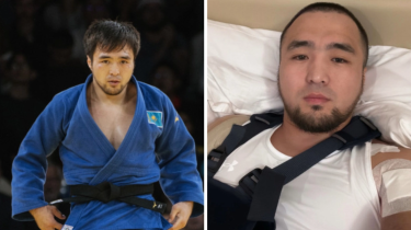 Жақында операция жасатқан Елдос Сметов татамиге оралды